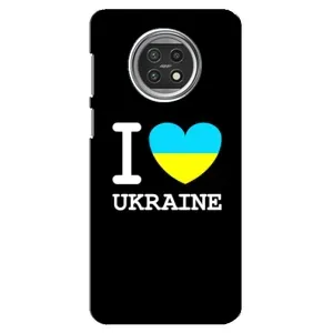 Чехол с Украинской символикой на Сяоми Ми 10т Лайт (I Love Ukraine)