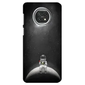 Силиконовый Чехол с принтом "Космонавты" на Xiaomi Mi 10t Lite (Космонавт романтик)