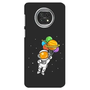 Силиконовый Чехол с принтом "Космонавты" на Xiaomi Mi 10t Lite (Космонавт с шариками)