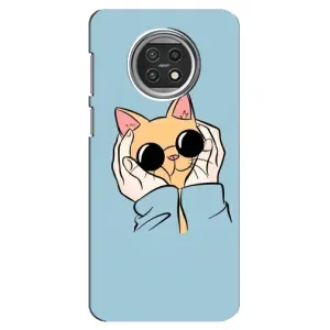Бампер з зображенням Котиків для Сяомі Мі 10т Лайт (КОТИК в окулярах)
