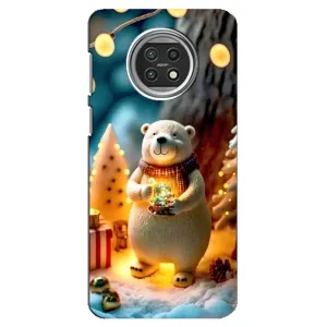 Чехлы на Новый Год Xiaomi Mi 10t Lite (Новогодний ведмеженок)