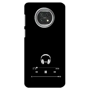 Чехол с картинками на черном фоне для Xiaomi Mi 10t Lite (Плеер)