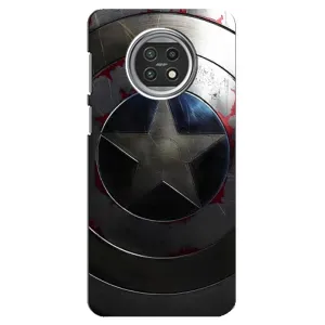 Чехол с Щитом Капитана Америки на Xiaomi Mi 10t Lite (Ретро Щит Капитана)