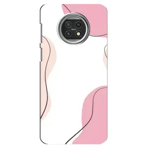 Чехол цветочный дизайн для Xiaomi Mi 10t Lite (Розовый фон)