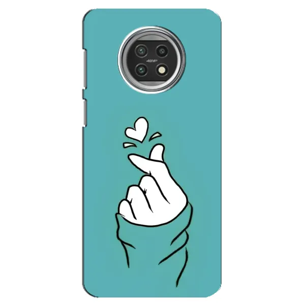 Чехол с рисунком «Сердечко на бирюзовом» для Xiaomi Mi 10t Lite Чехол с рисунком «Сердечко на бирюзовом» для Xiaomi Mi 10t Lite