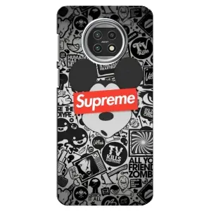 Чехол с Брендами одежды на Сяоми Ми 10т Лайт (Supreme Маус)