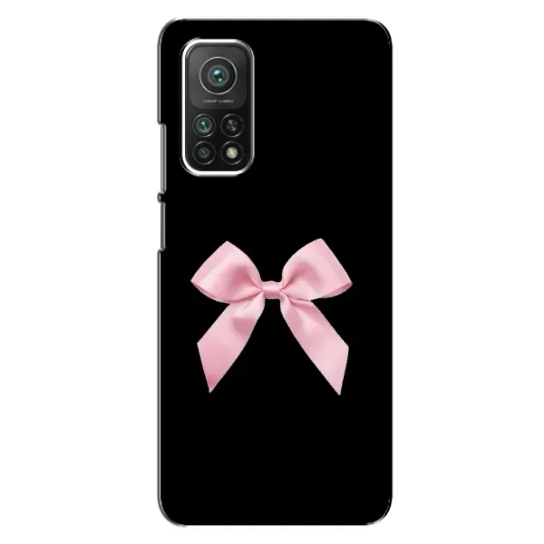 Чехол с рисунком «Бант на черном» для Xiaomi Mi 10T Pro