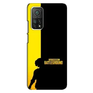 Чехол (TPU) с картинкой "Лого Пабг" на Сяоми Ми 10Т Про (Battlegrounds)