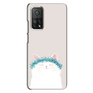 Чехол на тематику: Коты для Xiaomi Mi 10T Pro (Белый котик)