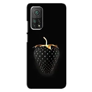 Чехол с изображением  вкусной еды для Xiaomi Mi 10T Pro (Чёрная клубника)
