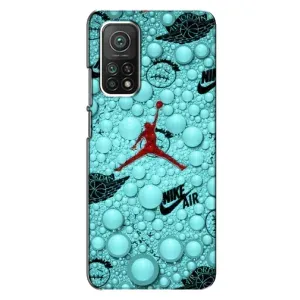 Силиконовый Чехол Nike Air Jordan на Сяоми Ми 10Т Про (Джордан Найк)