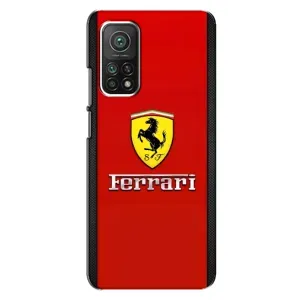 Силіконовий бампер з картинкою машини на Xiaomi Mi 10T Pro (Ferrari Logo)