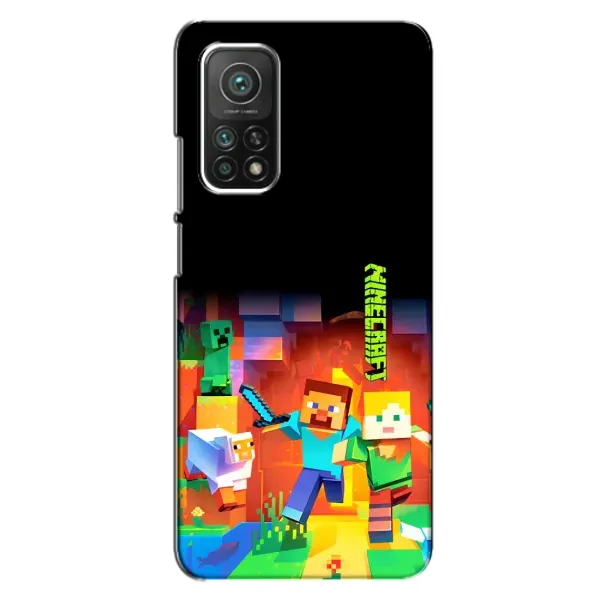 Чехол с рисунком «Герой Майнкрафт» для Xiaomi Mi 10T Pro Чехол с рисунком «Герой Майнкрафт» для Xiaomi Mi 10T Pro