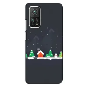 Силіконовий бампер на різдво для Xiaomi Mi 10T Pro (Місто зимове)