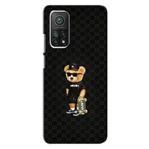 Чехлы Мишка Тедди для Сяоми Ми 10Т Про (GUCCI Teddy)