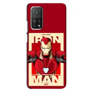 Чехол Супергерой Железный человек на Xiaomi Mi 10T Pro (Iron man)