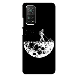 Силиконовый Чехол с принтом "Космонавты" на Xiaomi Mi 10T Pro (Космонавт)