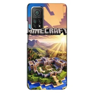 Чехол майнкрафт для Xiaomi Mi 10T Pro (MINECRAFT)