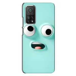 Силиконовые Чехлы (смешные стикеры) для Xiaomi Mi 10T Pro (Забавное мятное лицо)