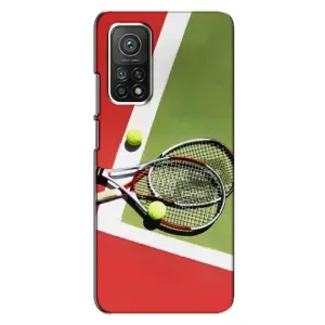 Чохли з прінтом Спортивна тематика для Xiaomi Mi 10T Pro (Ракетки теніс)