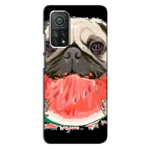 Чехол (ТПУ) Милые собачки для Xiaomi Mi 10T Pro (Смешной Мопс)