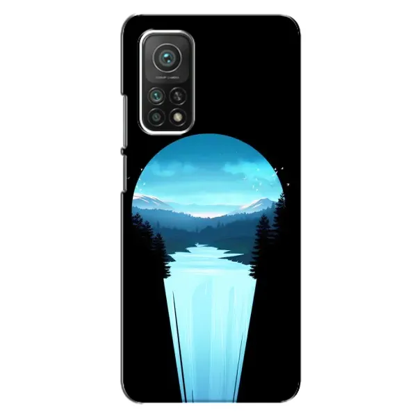 Чехол с рисунком «Синий Водопад» для Xiaomi Mi 10T Pro Чехол с рисунком «Синий Водопад» для Xiaomi Mi 10T Pro