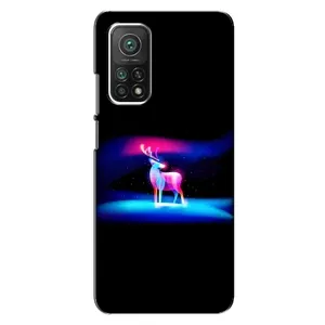 Силіконовий бампер з картинкою звірів для Xiaomi Mi 10T Pro (Яскравий олень)