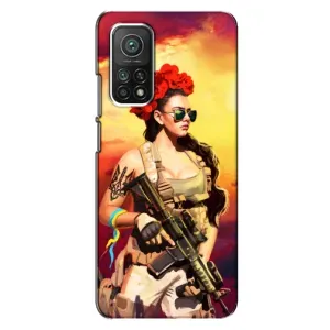 ЗСУ Чехлы (TPU) для Xiaomi Mi 10T Pro (Женщина солдат)