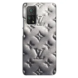 Текстурный Чехол Louis Vuitton для Сяоми Ми 10т (Бежевый ЛВ)