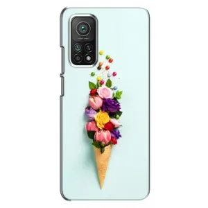 Чехлы с тематикой "ЦВЕТЫ" на Xiaomi Mi 10T (Цветок-мороженное)