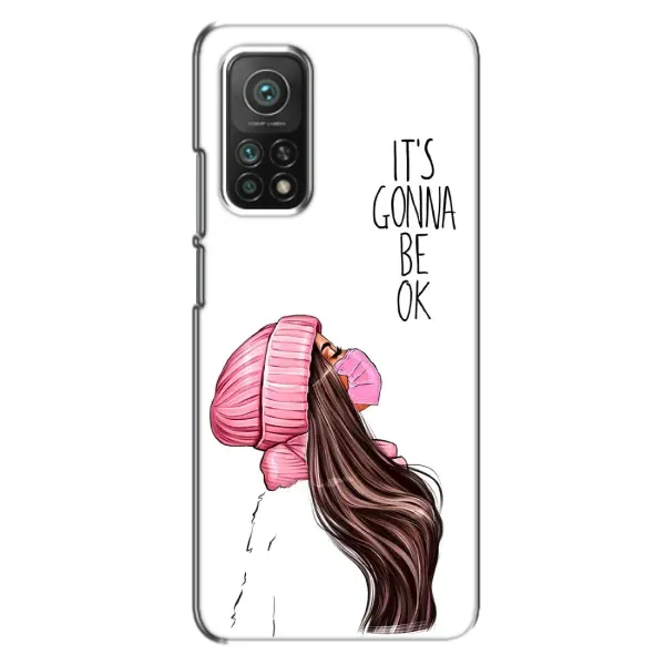 Чехол с рисунком «Девушка в маске» для Xiaomi Mi 10T