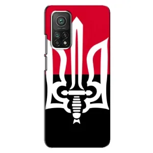 Чехлы УПА (Красно-Чёрный) на Xiaomi Mi 10T (Герб Украины)