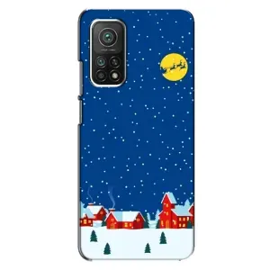 Силіконовий бампер на різдво для Xiaomi Mi 10T (Місто в снігу)