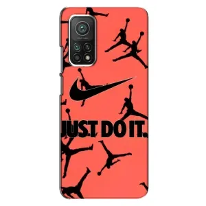 Силиконовый Чехол Nike Air Jordan на Сяоми Ми 10т (Just Do It)
