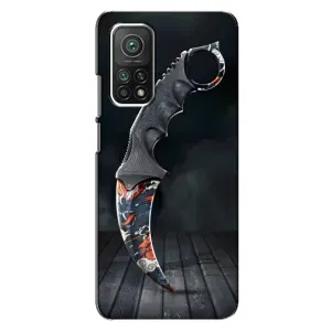 Чехол с рисунком «Кинжал КС ГО» для Xiaomi Mi 10T