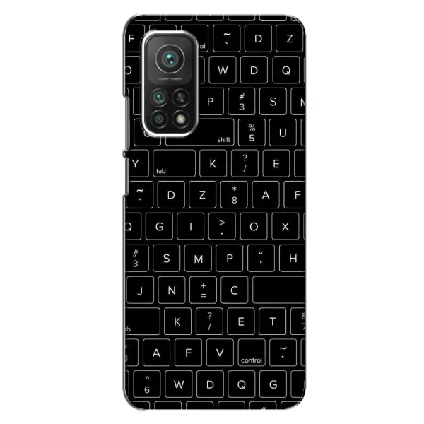 Чехол с рисунком «Клавиатура» для Xiaomi Mi 10T Чехол с рисунком «Клавиатура» для Xiaomi Mi 10T