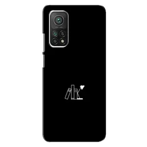 Чехол с картинками на черном фоне для Xiaomi Mi 10T (Книжки)