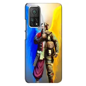 Чехол с картинкой (Патриотический КОЗАК) на Xiaomi Mi 10T (Козак с крыльями)