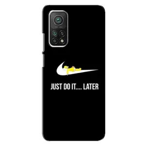 Силиконовый Чехол на Xiaomi Mi 10T с картинкой Nike (Later)