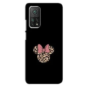 Чехол с леопардовым принтом на Xiaomi Mi 10T (Леопардовая Минни)