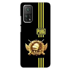 Чохол (TPU) з картинкою "Лого Пабг" на Сяомі мі 10Т (Логотип PUPG)