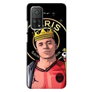 Чехол (TPU) с Футболистом на Xiaomi Mi 10T (Mbappe King)