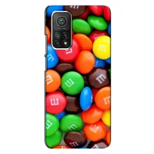 Чехол с изображением вкусной еды для Xiaomi Mi 10T (Разноцветные M&M'S)