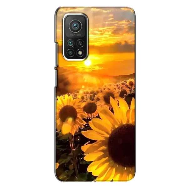 Чехол с рисунком «поле подсолнухов» для Xiaomi Mi 10T