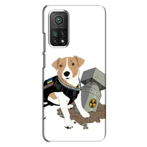 Чехол с принтом Собаки Патрон для Xiaomi Mi 10T (Пёс Патрон с ракетой)