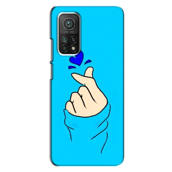 Чехол с рисунком «Сердце на синем» для Xiaomi Mi 10T Чехол с рисунком «Сердце на синем» для Xiaomi Mi 10T