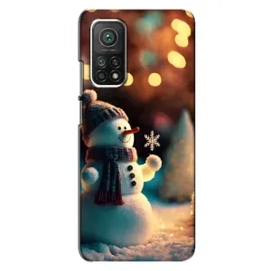 Чохли на Новий Рік Xiaomi Mi 10T (Сніговик святковий)