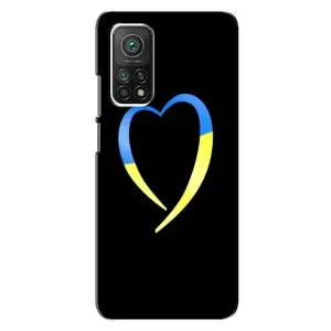Силиконовый Чехол на Xiaomi Mi 10T (Я-Украина) (Украинское сердце)
