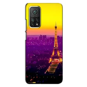 Чехол с Эйфелевой башней на Xiaomi Mi 10T (Яркая башня)