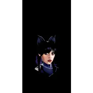 Чехлы с принтом Уэнсдей на Xiaomi Mi 11 Lite (Милая Уэнсдей)